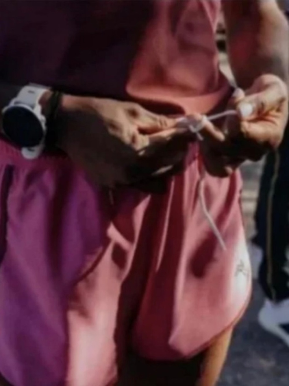 Small pink Tracksmith x j crew shorts - Picture 3 of 3